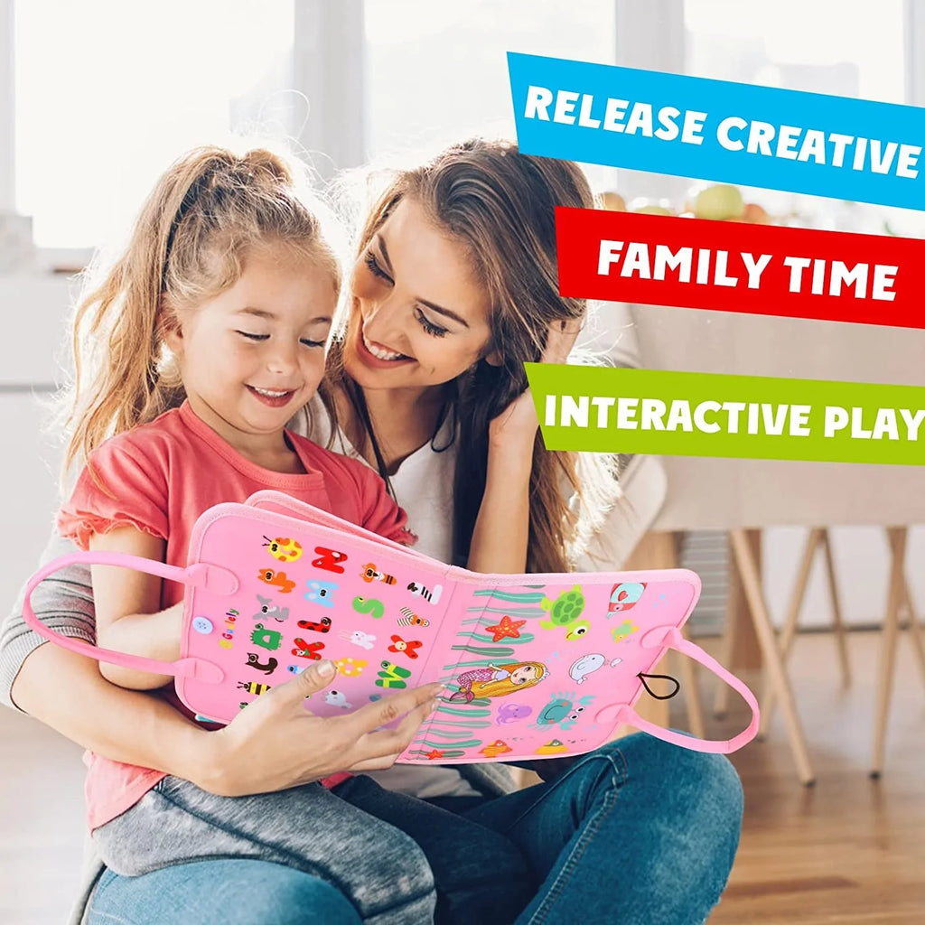 Montessori Toddler Busy Board | Autism & Sensory Activity Toy for Kids