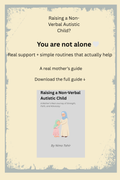 Raising a Non-Verbal Autistic Child