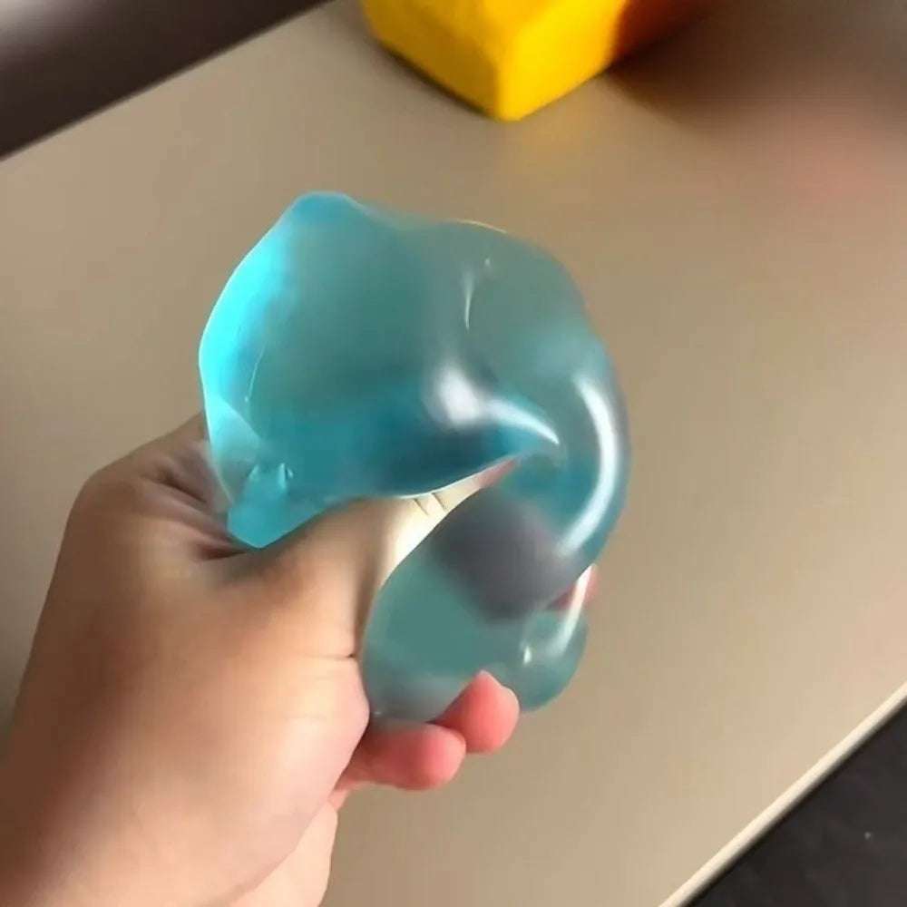 Transparent Squishy Stress Fidget Toy | Slow-Rise Sensory Relief for Kids & Adults