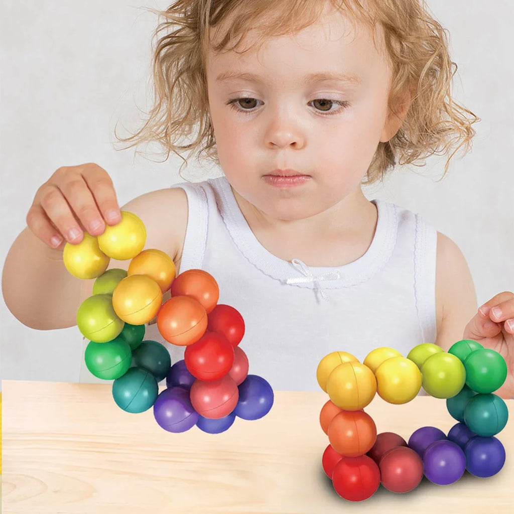 3D Rotating Sensory Fidget Ball | Stress & Anxiety Relief Toy for Kids & Adults