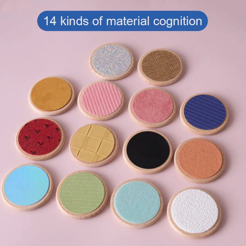 Montessori Tactile Matching Board | Sensory Learning Toy for Toddlers & Kids