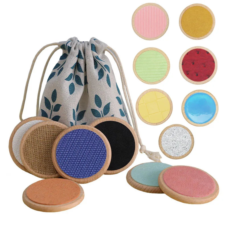Montessori Tactile Matching Board | Sensory Learning Toy for Toddlers & Kids