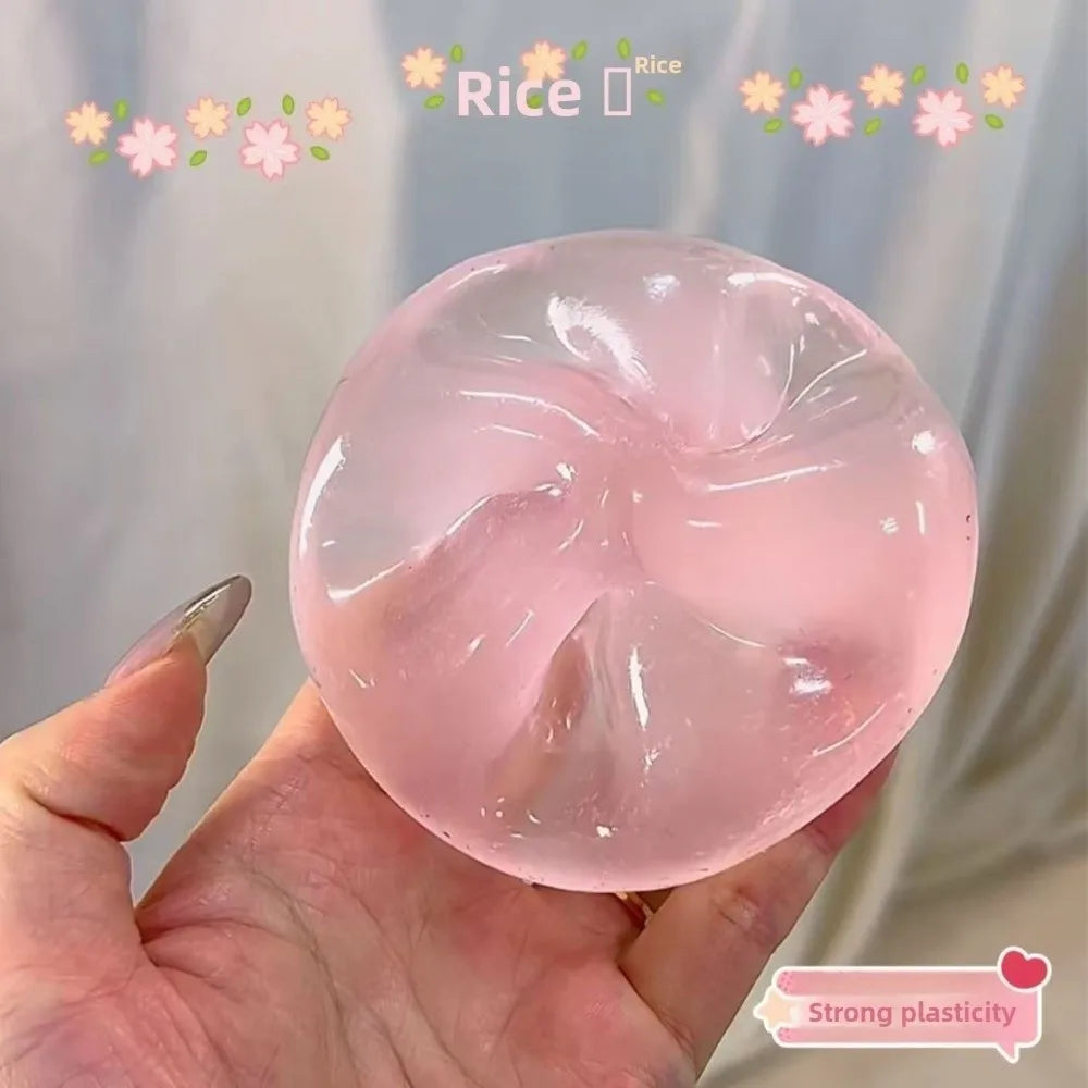 Transparent Squishy Stress Fidget Toy | Slow-Rise Sensory Relief for Kids & Adults