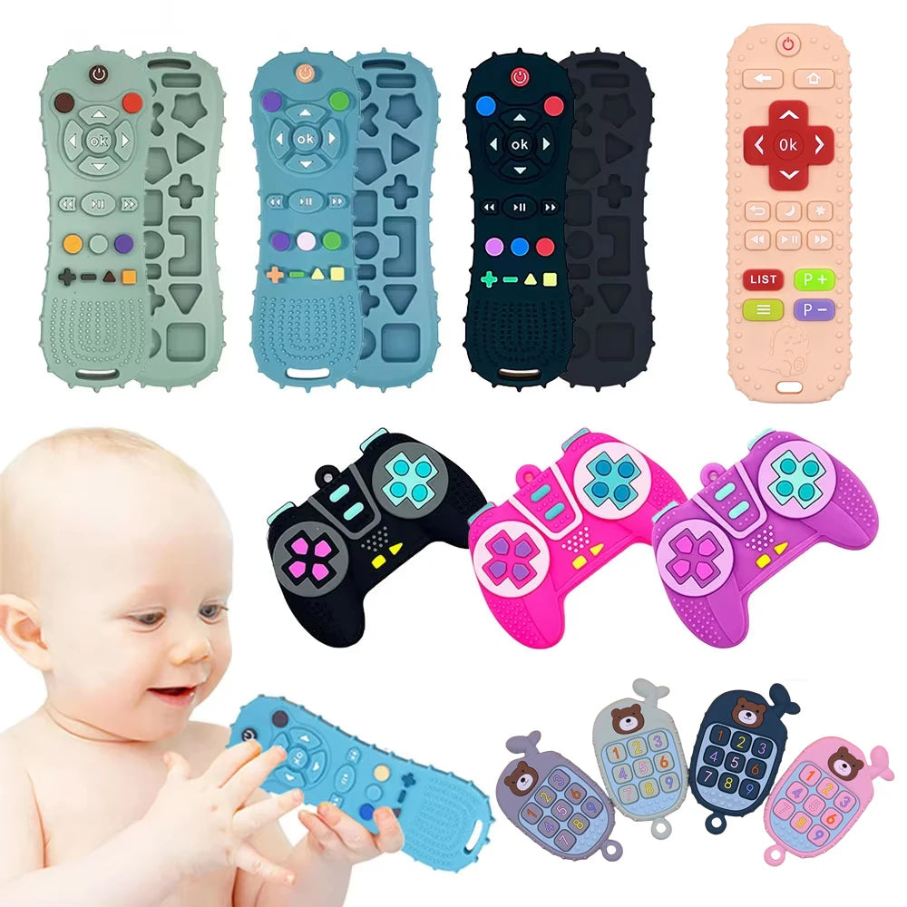 Montessori Baby Silicone Teether Toy | Sensory Chew Toy for Babies & Toddlers