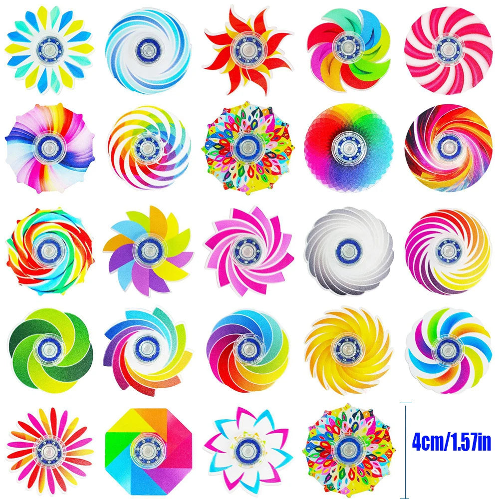 Mini Fidget Spinners for Kids — Pack of 24 | Sensory Toys for ADHD & Anxiety Relief