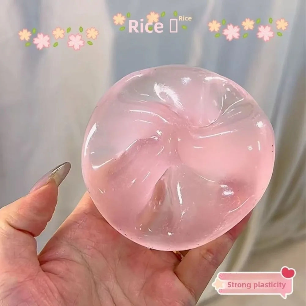 Transparent Squishy Stress Fidget Toy | Slow-Rise Sensory Relief for Kids & Adults