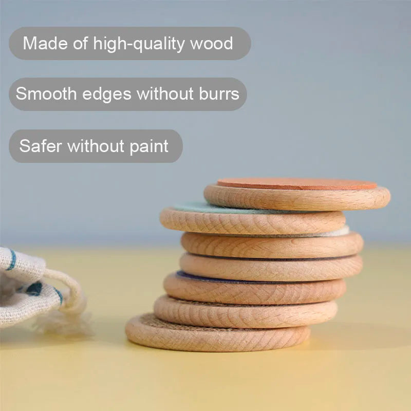 Montessori Tactile Matching Board | Sensory Learning Toy for Toddlers & Kids