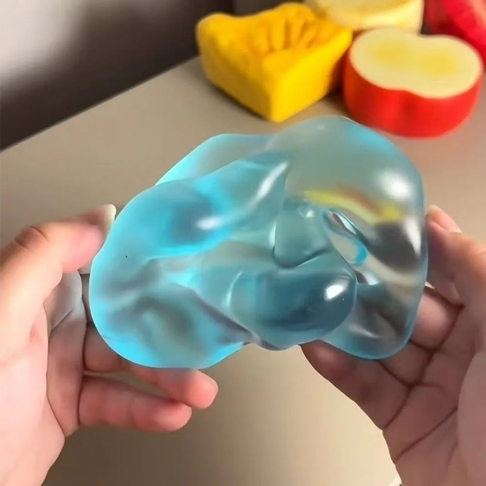 Transparent Squishy Stress Fidget Toy | Slow-Rise Sensory Relief for Kids & Adults