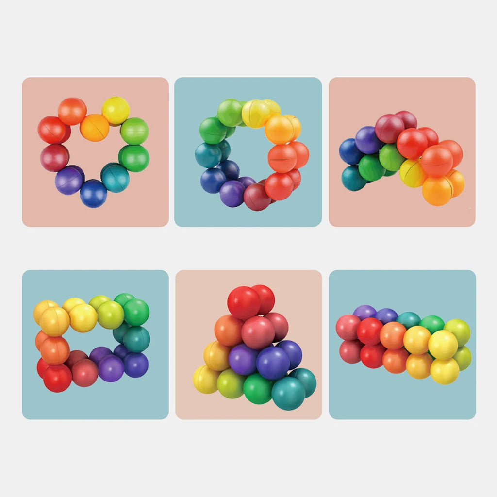 3D Rotating Sensory Fidget Ball | Stress & Anxiety Relief Toy for Kids & Adults