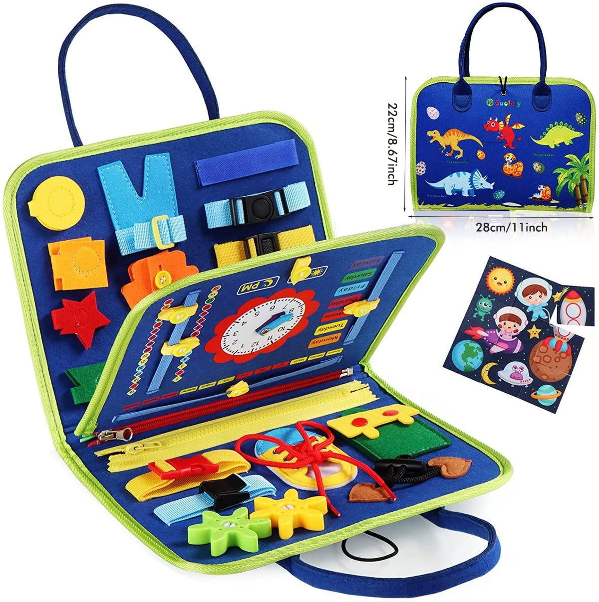 Montessori Sensory Tactile Mat | Fine Motor Skills Activity Board for Kids
