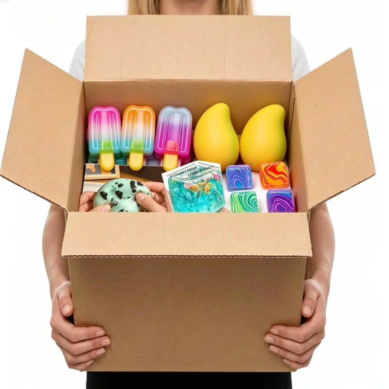Sensory Surprise Squishy Blind Box | Slow-Rise Stress Ball Mystery Gift