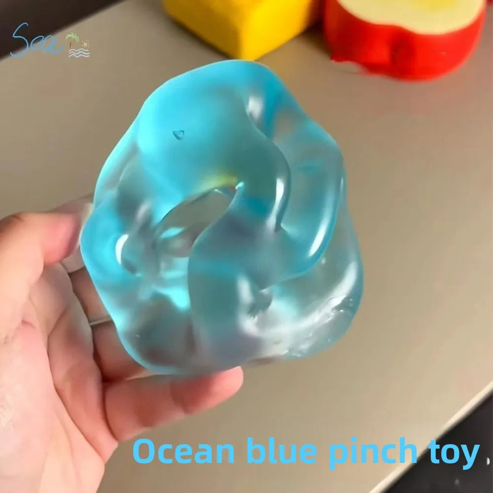 Transparent Squishy Stress Fidget Toy | Slow-Rise Sensory Relief for Kids & Adults