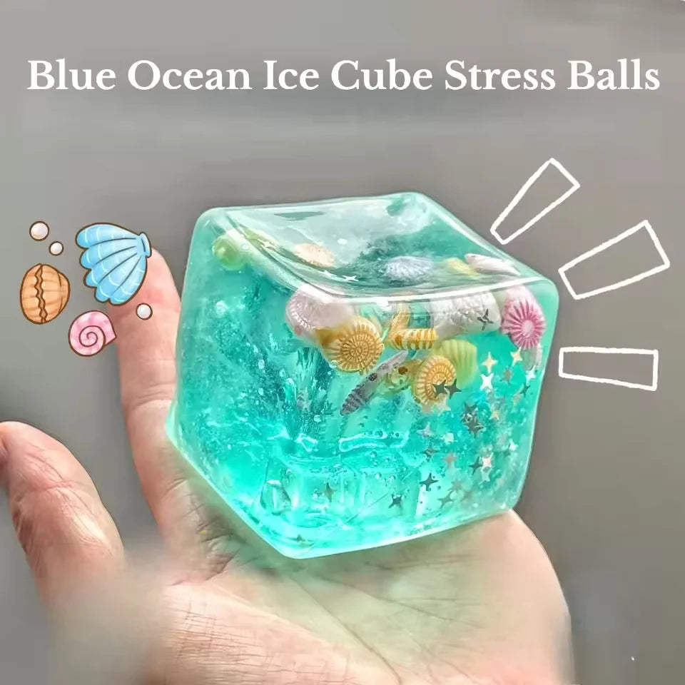 Squishy Ocean Stress Balls | Sensory Fidget Toys for Autism & Anxiety Relief