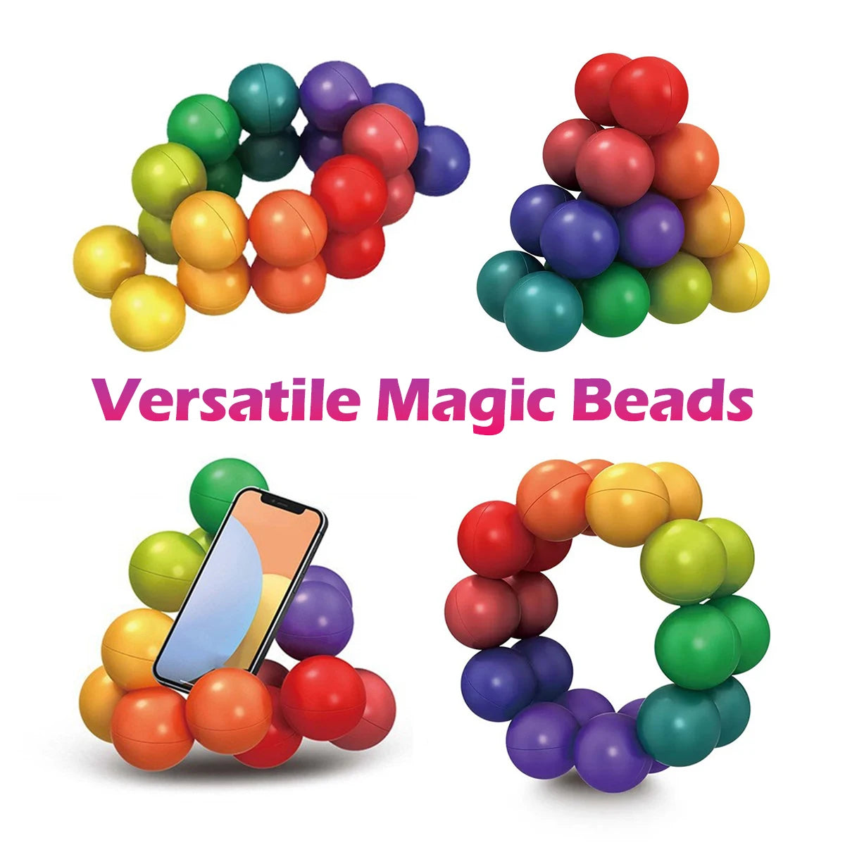 3D Rotating Sensory Fidget Ball | Stress & Anxiety Relief Toy for Kids & Adults