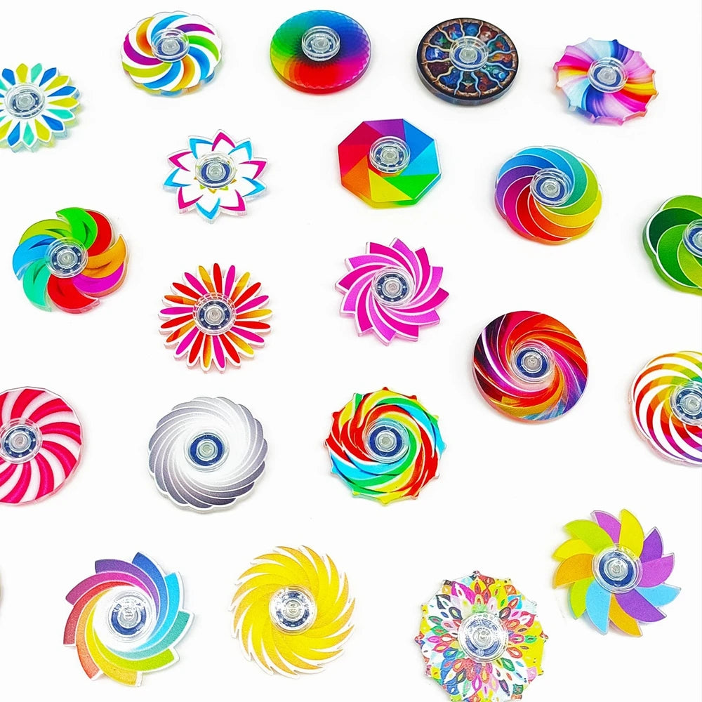 Mini Fidget Spinners for Kids — Pack of 24 | Sensory Toys for ADHD & Anxiety Relief